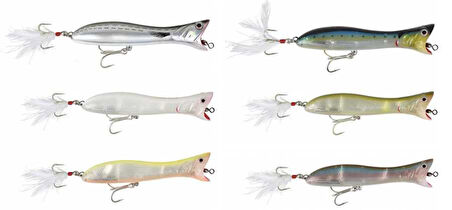 Savage gear Panıc Popper 13.5cm 38g Sahte Balık 01-Dirty Silver Mullet
