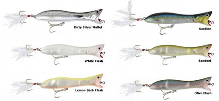Savage gear Panıc Popper 13.5cm 38g Sahte Balık 01-Dirty Silver Mullet