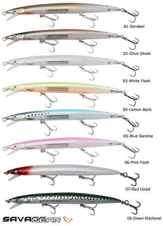 Savage gear Sandeel Jerk Minnow 175 25g Sahte Balık 01-Sandeel
