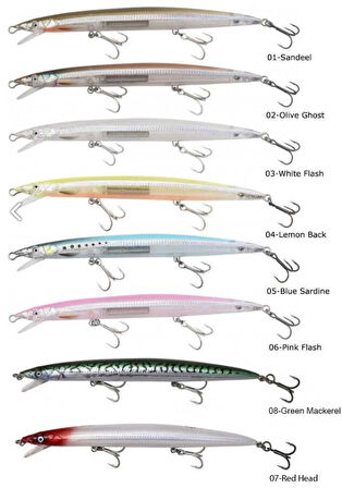 Savage gear Sandeel Jerk Minnow 145 14g  Sahte Balık 03-White Flash
