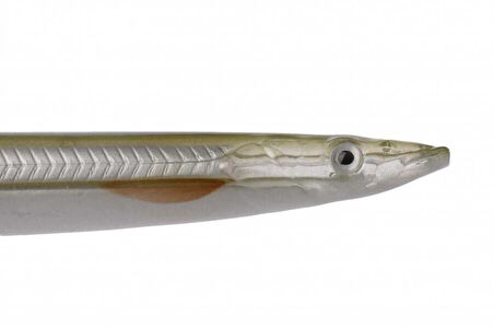 Savage gear B-SG Line Thru Sandeel 150mm 27g Sahte Balık 03-Olive Ghost