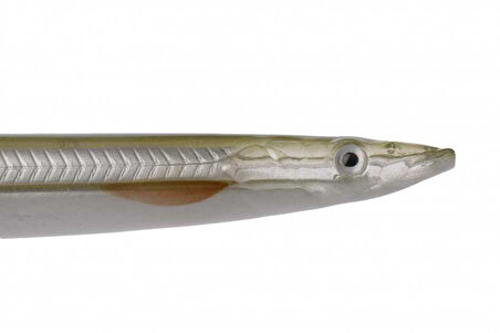 Savage gear B-SG Line Thru Sandeel 125mm 19g Sahte Balık 03-Olive Ghost