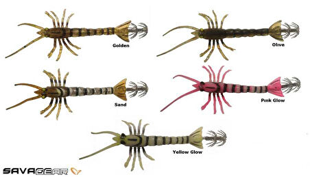 Savage gear 3D TPE Shırımp Egı Jıg 9.2 cm 14 gr Sahte Balık Yellow Glow