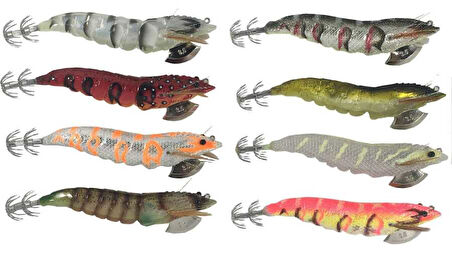 Savage gear 3D Shırımp Egı Jıg 7.5 cm 14 gr Sahte Balık Naked Reb Lobster