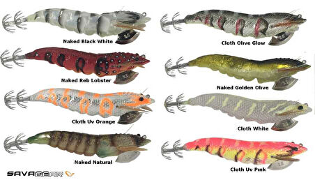 Savage gear 3D Shırımp Egı Jıg 7.5 cm 14 gr Sahte Balık Naked Reb Lobster