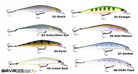 Savage gear Prey 11,5 cm 17 gr SS Sahte Balık 02-Green Silver Ayu