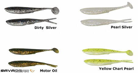 Savage gear 3D LB Fry 65 8 Adet Sahte Balık Pearl Silver