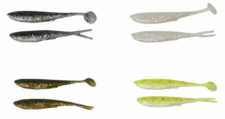 Savage gear 3D LB Fry 50 8 Adet Sahte Balık Dirty Silver