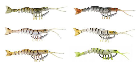 Savage gear TPE Manic Shrimp 6.5 cm 4 gr Sahte Balık Avacado