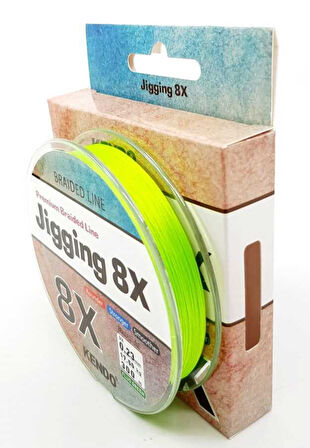 Kendo Jigging 8X Flash 300 mt Örgü İp (FLUO GREEN) 0,20mm