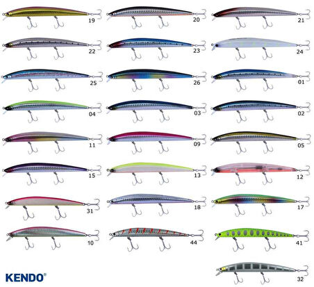 Kendo Seabass Mınnow 17cm 26,8gr Floatıng Sahte Balık 02