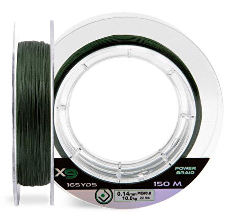 Nomura Braid X9 Moss Green 150 Mt Örgü İp 0,30mm