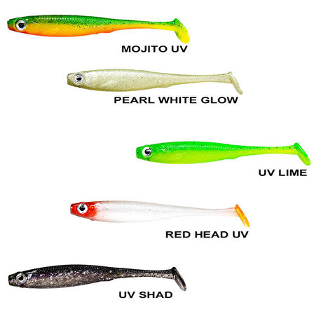 Ryuji Mister Shad 10cm 7gr Silikon Yem SILVER WHITE UV-Standart