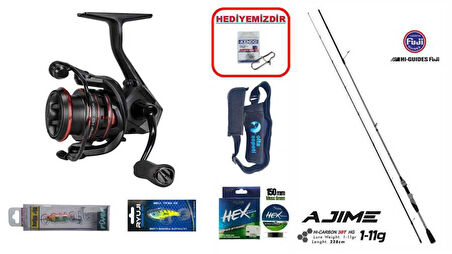 Fujin Ajime 228cm 0.5-5 gr & Okuma Ceymar HD CHD-1000A LRF Seti