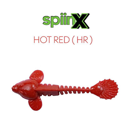 SPIINX GOBBY SİLİKON 5CM 18P HOT RED