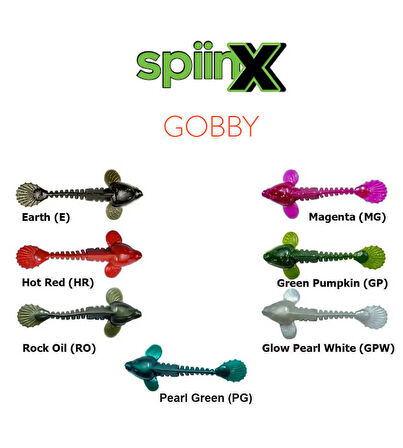 SPIINX GOBBY SİLİKON 5CM 18P HOT RED