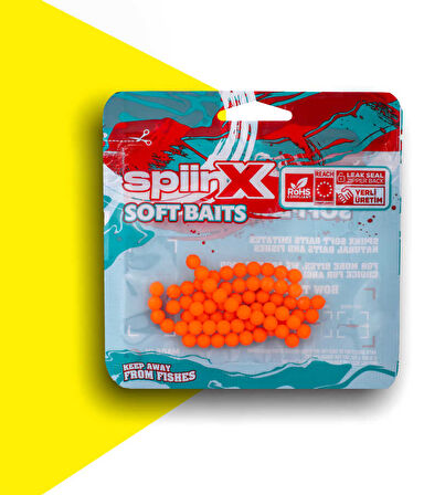 SPIINX BALIK YUMURTASI 6MM 70P UV ORANGE