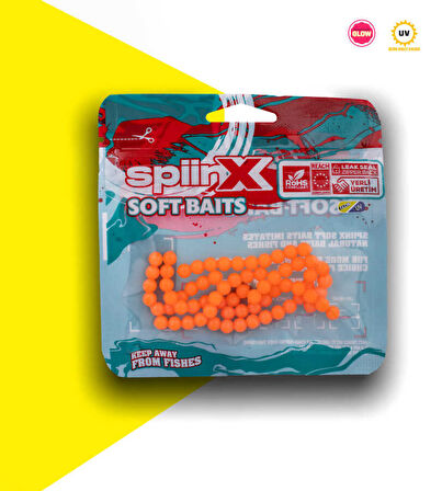 SPIINX BALIK YUMURTASI 6MM 70P UV ORANGE GLOW