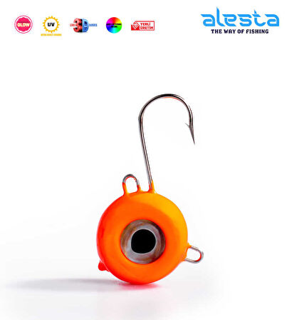 TENYA JIGHEAD 300G X6049 TURUNCU GLOW