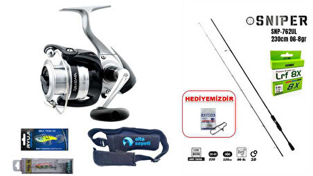 Fujin Sniper 230cm 0.6-8g & Daiwa Strikeforce 2000 B LRF Seti