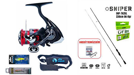 Daiwa Ninja 23 LT 1000 & Fujin Sniper 230cm 0.6-8g LRF Seti