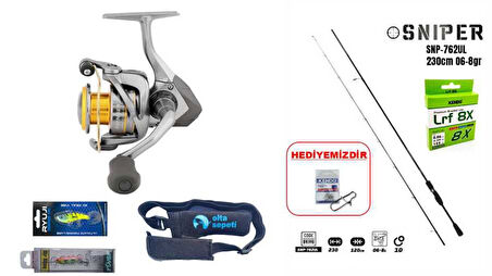 Okuma Avenger AV-1000A Spin Makinesi & Fujin Sniper 230cm 0.6-8g LRF Seti