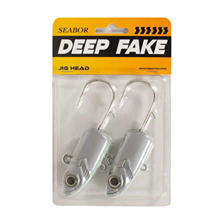SEABOR DEEP FAKE JIG HEAD WHITE GLOW-150GR