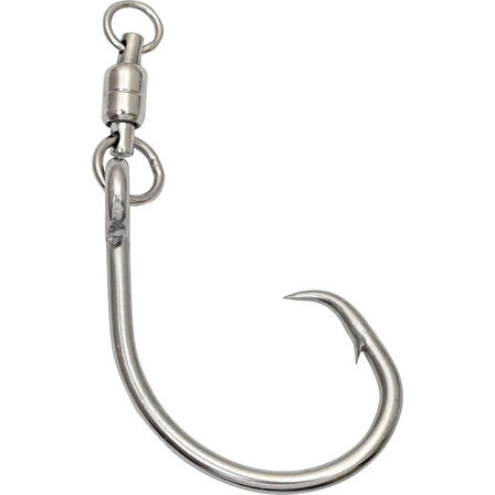 Mustad Swivel Demon Offset Circle SE39943NP 4X Strong Olta İğnesi STAINLESS STEEL-NO:6/0 - 2Lİ