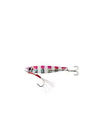 Fujin Jig-X 30gr Light Jigging jig Yem MT24 Blue Pink Tail Glow