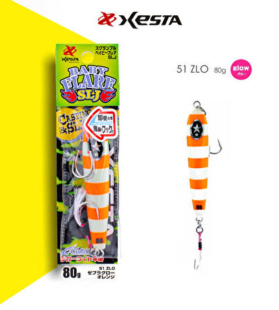 XESTA SCRAMBLE BABY FLARE SLJ 80G JIG ZLO