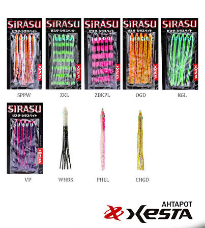 XESTA SIRASU AHTAPOT 7.5 CM WHBK 5P