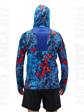 Fujin Pro Angler S24 Buff&Hoodie Red Reef 4XL