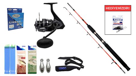 Remixon Pagrus 1.80 m 60-120 gr&Okuma Wave Power WP-8000A1 Tekne Seti