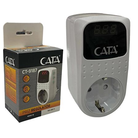 Cata CT-9187 4000W Tekli Akım Korumalı Priz 3 Adet