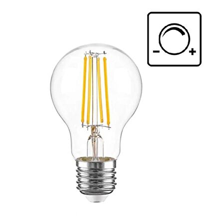 Cata CT-4218 8W E27 Duylu Dimmerli Rustik Led Ampul Günışığı 5 Adet