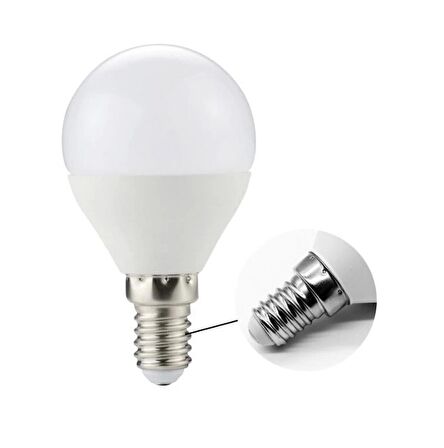 Cata CT-4233 6W 220V E14 Duylu Led Ampul Beyaz 5 Adet