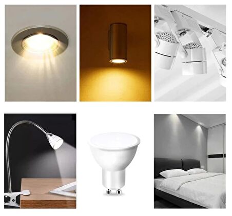 Cata CT-4210 9W 220V GU-10 Duylu Dimlenebilir Led Ampul Beyaz