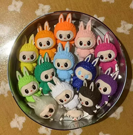 Labubu 3d Anahtarlık 5,5 cm (Karışık renkte gönderim yapılmakta) 