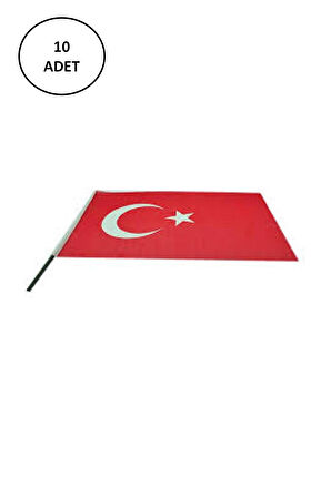 Vatan 30x45 cml Çitalı Ponje Türk Bayrağı 10  lu VAT.VT231