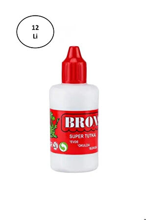 Brons BR-408 100 gr Su Bazlı Beyaz Tutkal 12 li