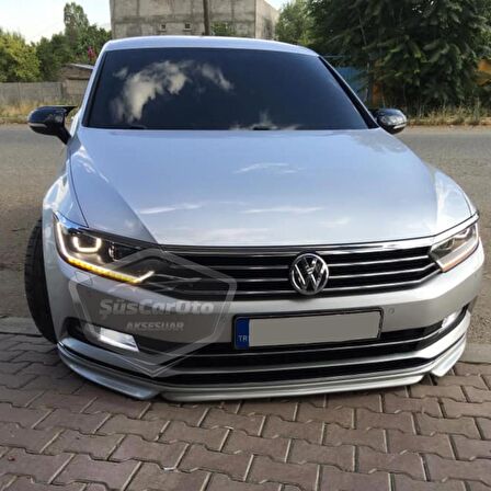 Vw Passat B8 2015 Sonrası Batman Yarasa Ayna Kapağı Piano Black ABS Plastik