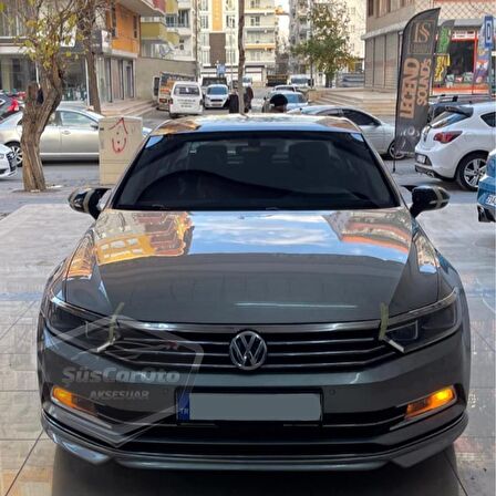 Vw Passat B8 2015 Sonrası Batman Yarasa Ayna Kapağı Piano Black ABS Plastik