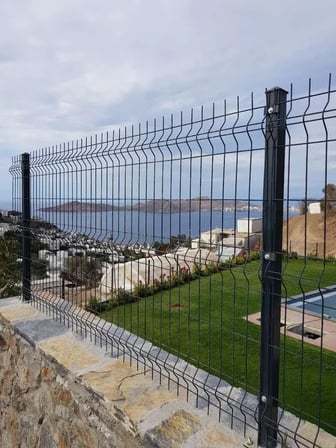 150'Lik Panel Çit Takım  5 Mt + 1 direk Avantaj paket )- Antrasit Gri