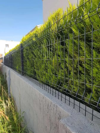 150'Lik Panel Çit Takım  5 Mt + 1 direk Avantaj paket )- Antrasit Gri