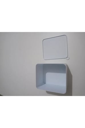 Elektronik plastik proje kutusu beyaz geçme Kapaklı 105×95×70 mm