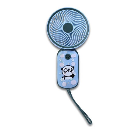 Airstorr YS906 Mini Şarj Edilebilir Kişisel Fan  Güçlü Hava Akışı Taşınabilinir Mini Vantilatör 