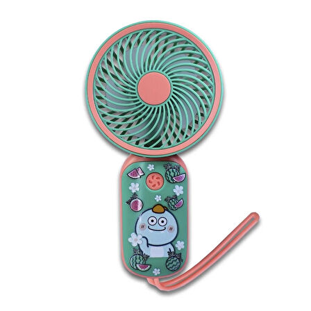 Airstorr YS906 Mini Şarj Edilebilir Kişisel Fan  Güçlü Hava Akışı Taşınabilinir Mini Vantilatör 