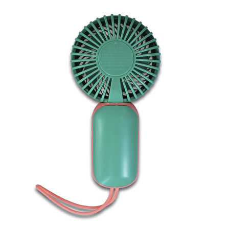 Airstorr YS906 Mini Şarj Edilebilir Kişisel Fan  Güçlü Hava Akışı Taşınabilinir Mini Vantilatör 