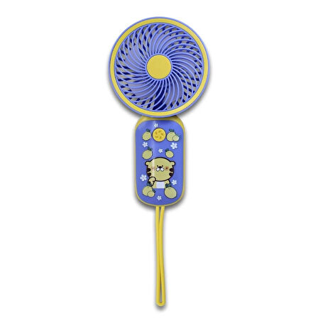 Airstorr YS906 Mini Şarj Edilebilir Kişisel Fan  Güçlü Hava Akışı Taşınabilinir Mini Vantilatör 
