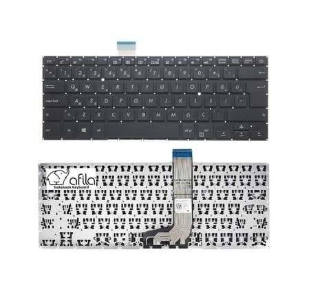 Asus X405, X405U, X405UQ Notebook Klavyesi - Siyah - TR / KL0232